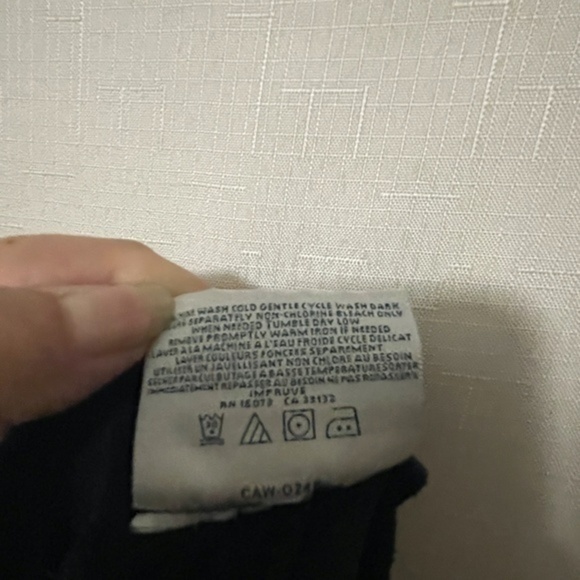 Tommy Hilfiger Womens Black Fleece Pajama Set Long Sleeve Wide Leg Size Large - Picture 2 of 9